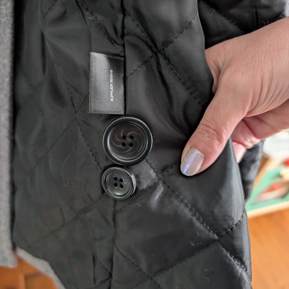 NWT Claiborne Men's Peacoat - Picture 7 of 8